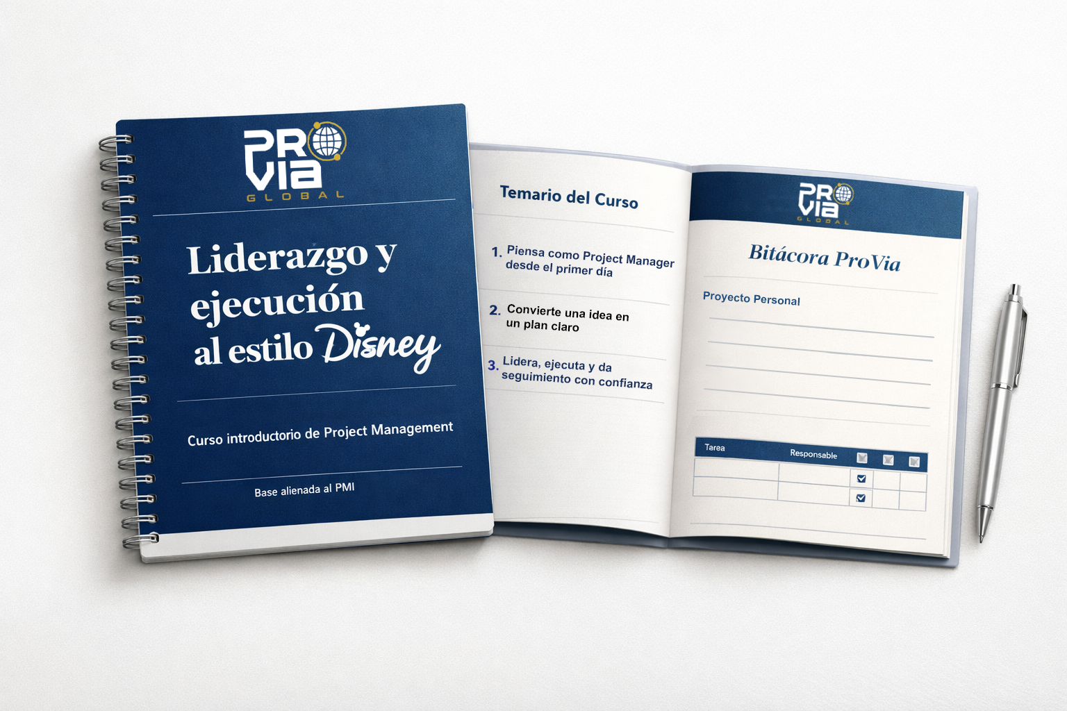 Bitácora ProVia y temario del curso