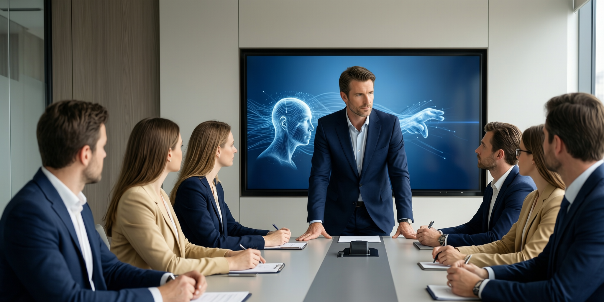 IA en Acción con profesionales construyendo flujos de trabajo con inteligencia artificial